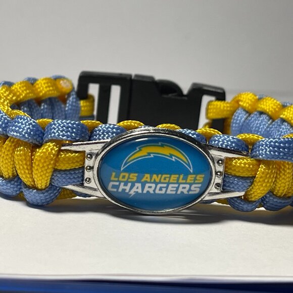 Los Angeles Chargers NFL Paracord Bracelet NEW - Picture 1 of 2